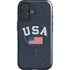 USA with American Flag iPhone 16 Magsafe Impact Case
